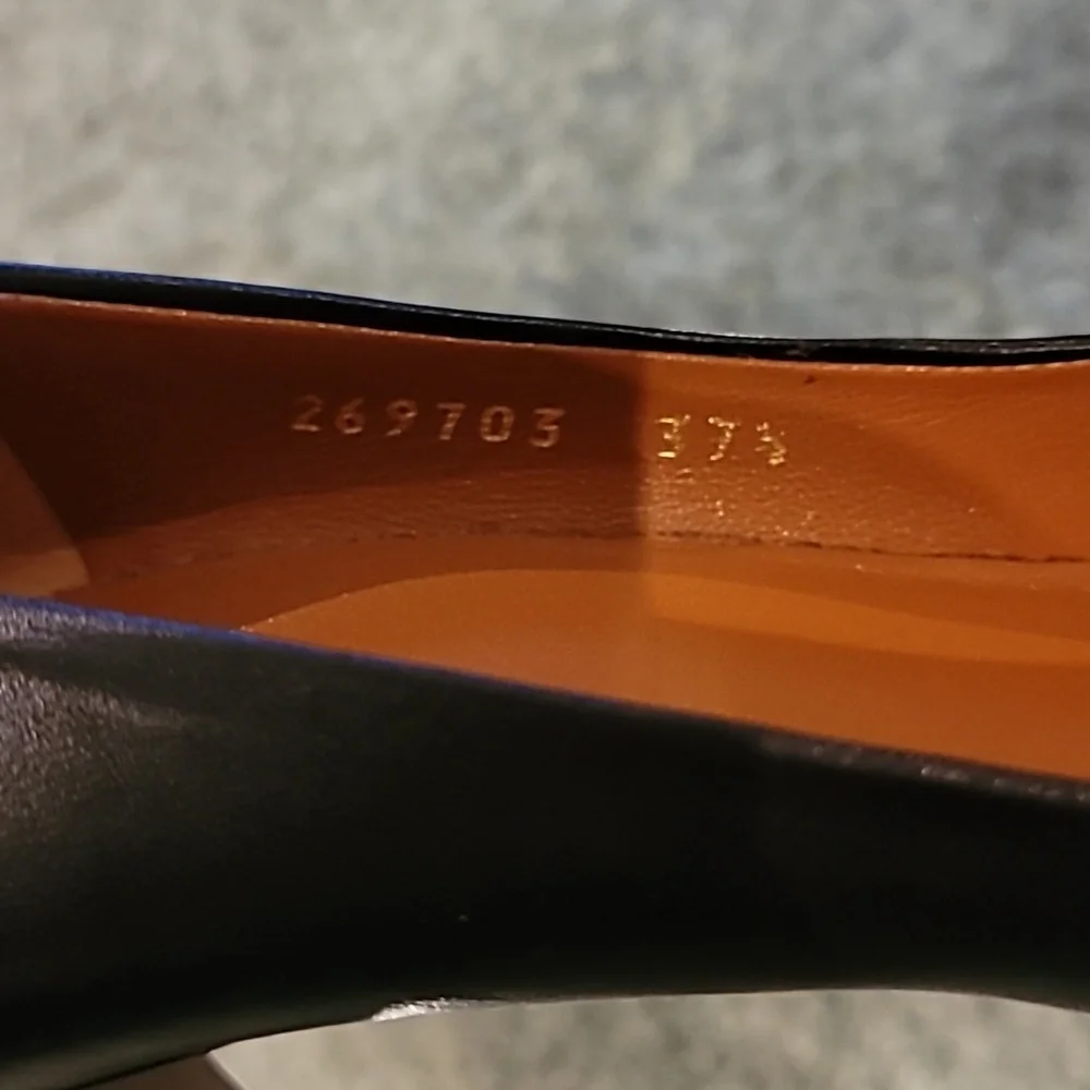 Gucci leather round toe heels 37 1/2 - Picture 6 of 10